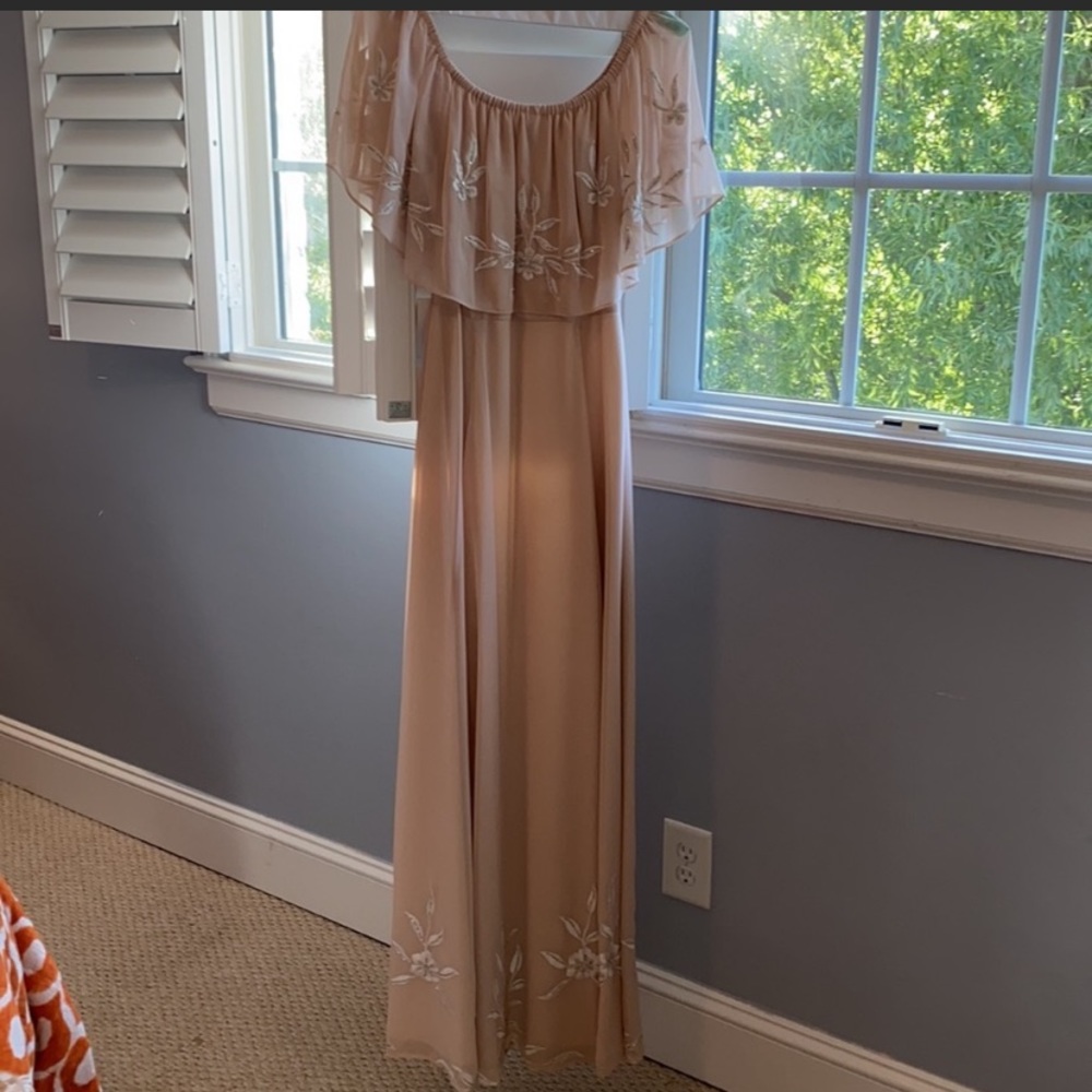 BHLDN Blush Bridesmaid Dress